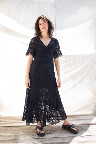 navy lace